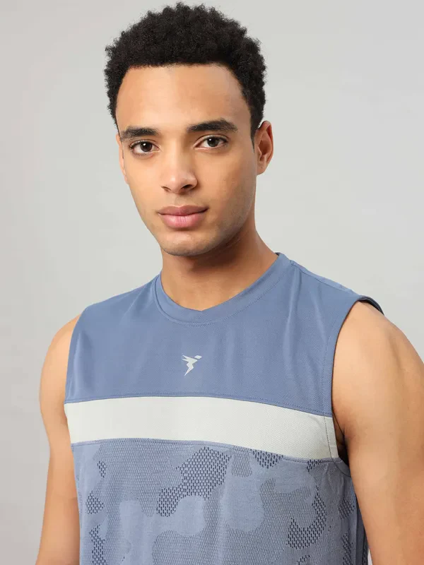 Men Jacquard Slim Fit Crew Neck Innerwear Vest with VENTMESH - Image 6