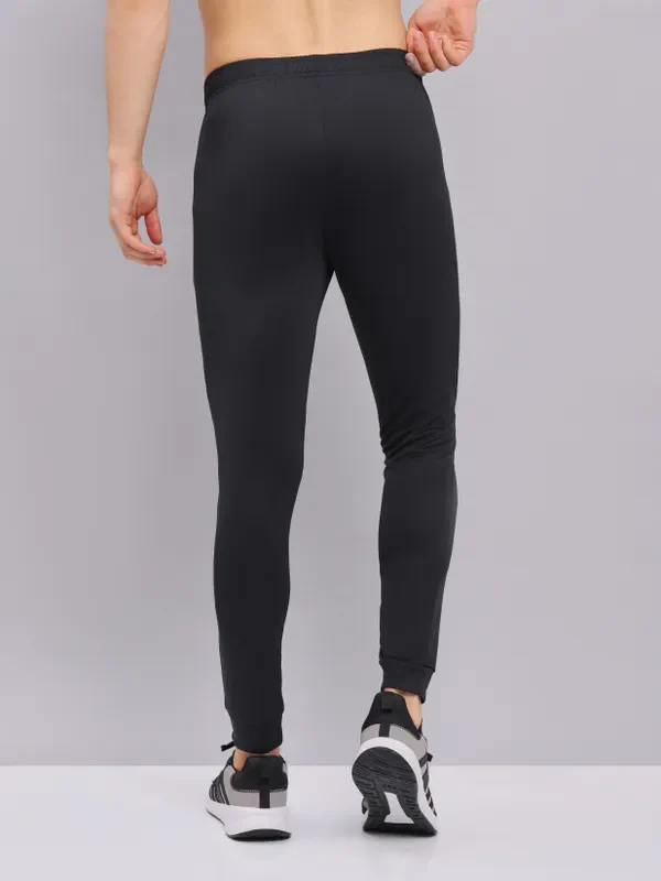 Men Melange Slim Fit Trackpants with TECHNO DRY - Image 3