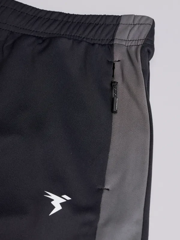 Men Melange Slim Fit Trackpants with TECHNO DRY - Image 7