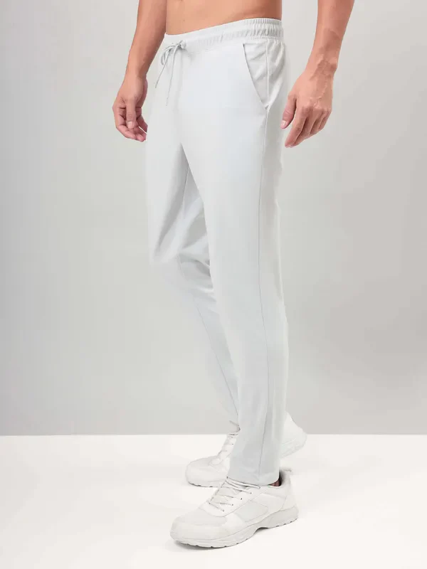 Men Solid Relax Fit Trackpants with DURACOOL+ - Image 4