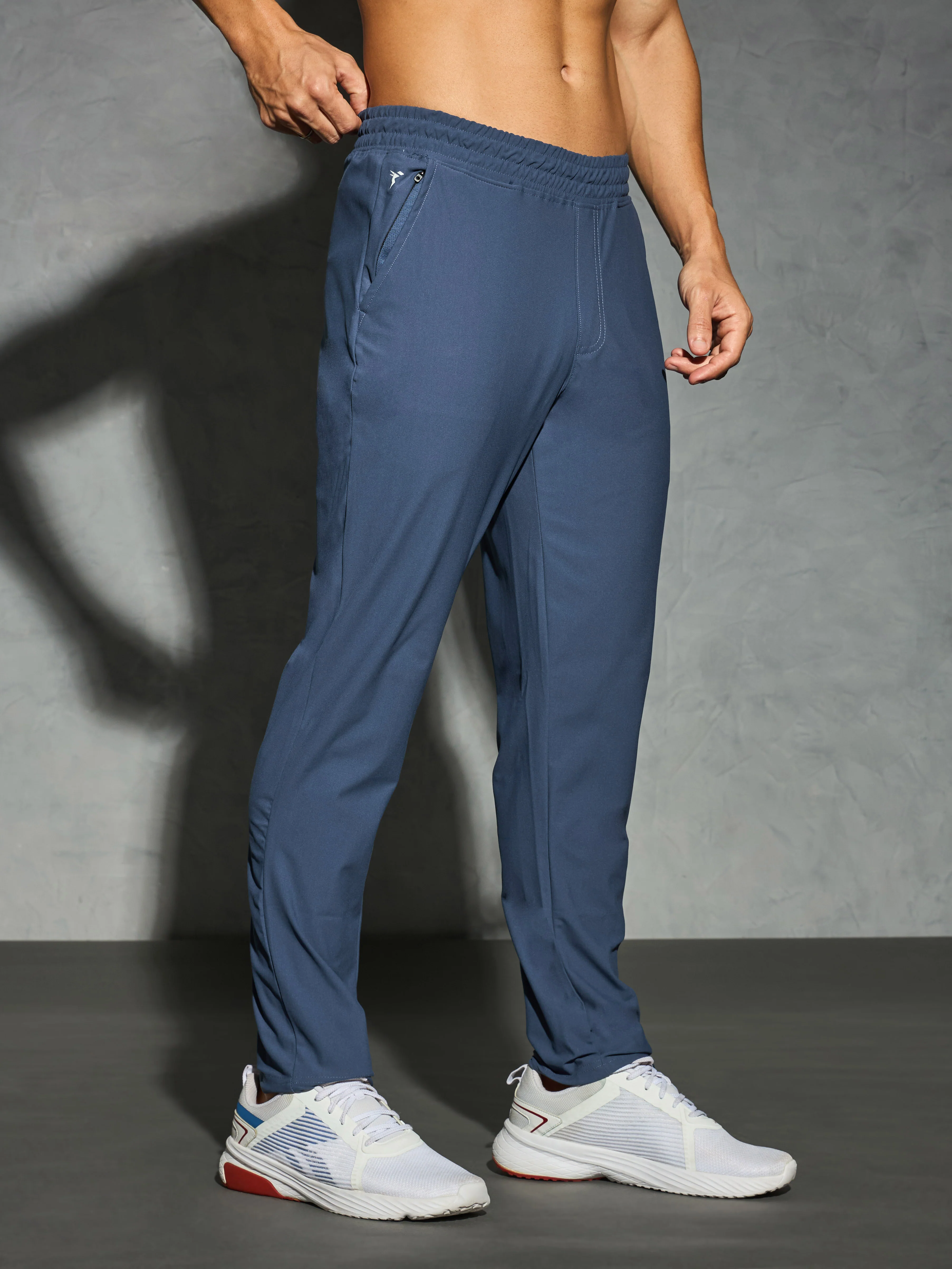 Men Solid Relax Fit Trackpants with DURACOOL+ - Image 5