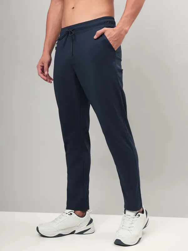Men Solid Relax Fit Trackpants with DURACOOL+ - Image 4