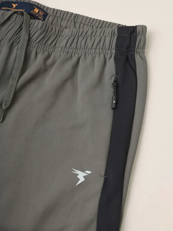 Men Solid Slim Fit Trackpants with TECHNO DRY - Image 10