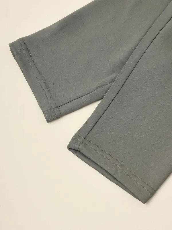 Men Solid Slim Fit Trackpants with TECHNO DRY - Image 2