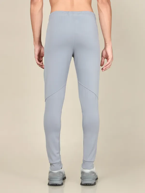Men Solid Slim Fit Trackpants with TECHNO DRY - Image 3
