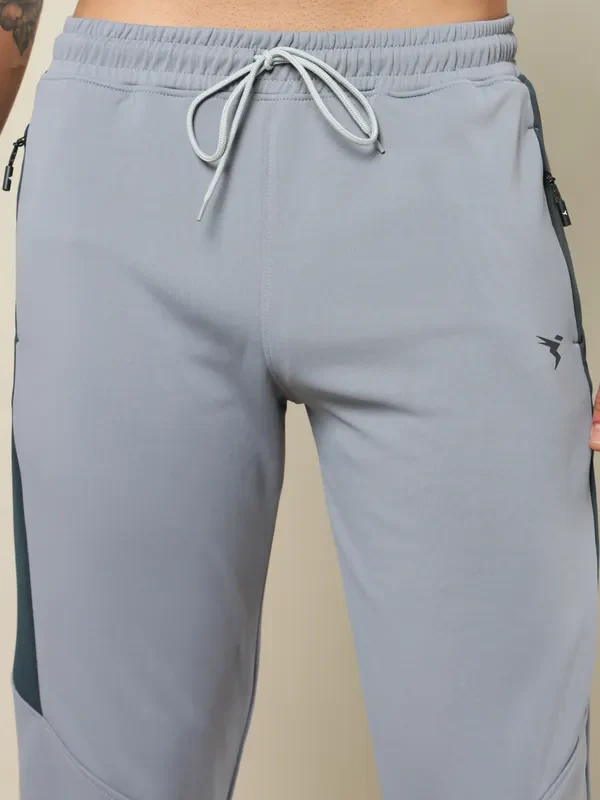 Men Melange Slim Fit Trackpants with TECHNO DRY - Image 7