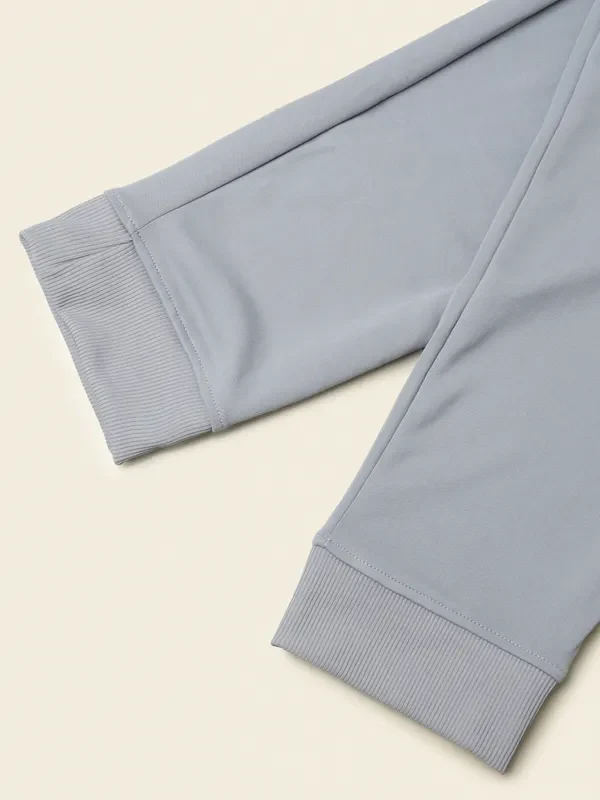 Men Melange Slim Fit Trackpants with TECHNO DRY - Image 9