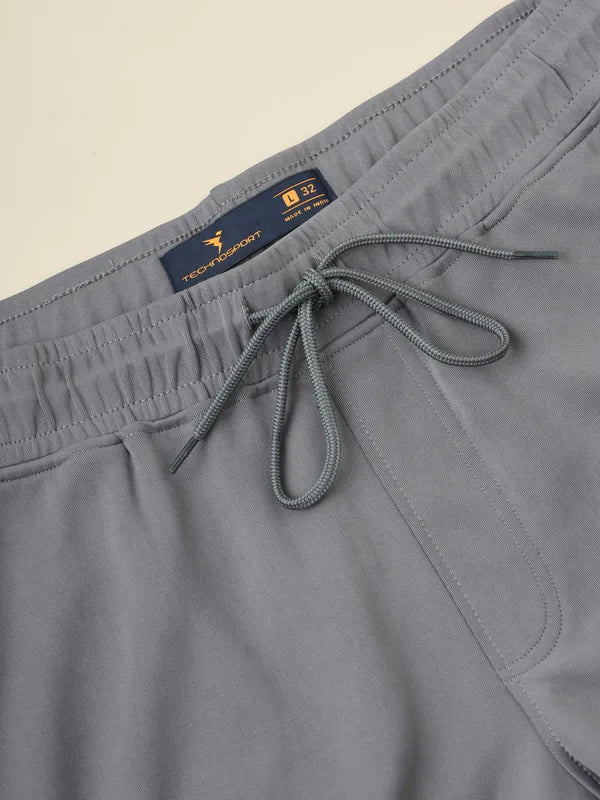 Men Solid Slim Fit Trackpants with TECHNO DRY - Image 7