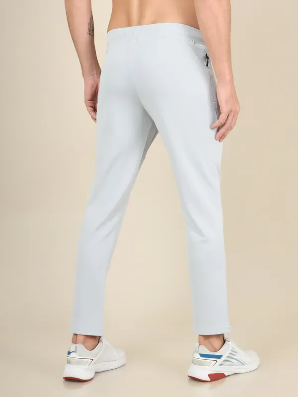 Men Solid Slim Fit Trackpants with TECHNO DRY - Image 4