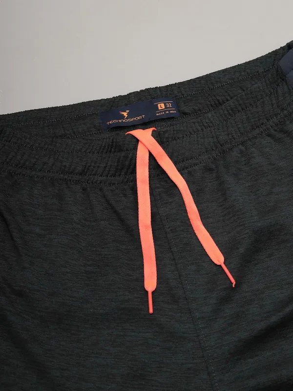 Men Melange Slim Fit Trackpants with TECHNO DRY - Image 7