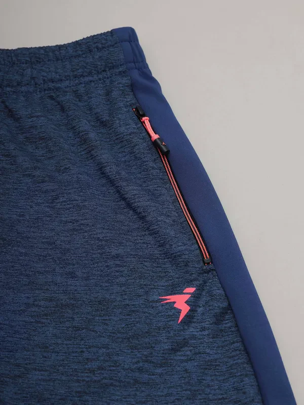 Men Melange Slim Fit Trackpants with TECHNO DRY - Image 10