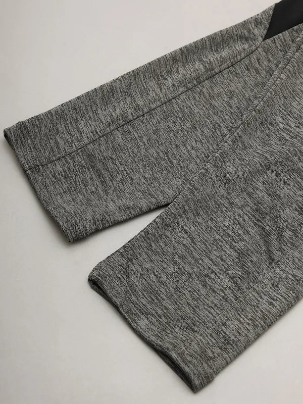 Men Melange Slim Fit Trackpants with TECHNO DRY - Image 9