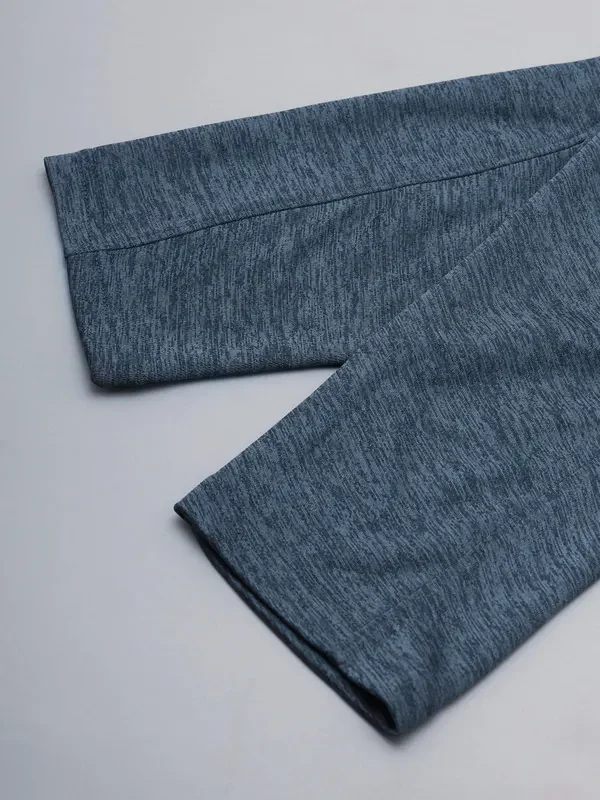 Men Melange Slim Fit Trackpants with TECHNO DRY - Image 9