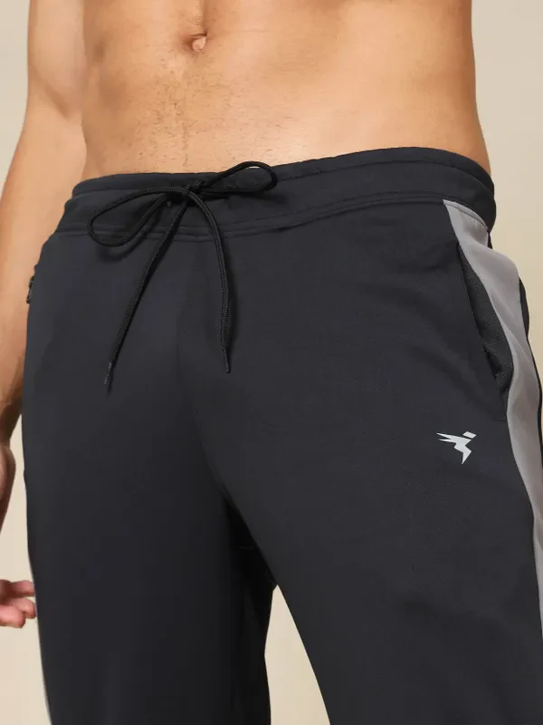 Men Colorblock Slim Fit Trackpants with ELASTO PLUS - Image 6