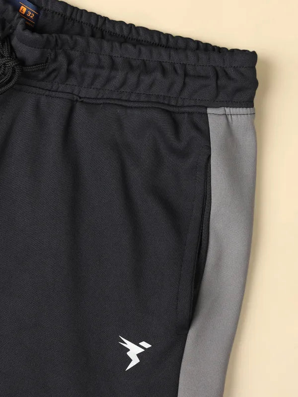 Men Colorblock Slim Fit Trackpants with ELASTO PLUS - Image 8