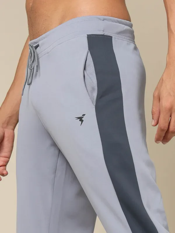 Men Colorblock Slim Fit Trackpants with ELASTO PLUS - Image 8
