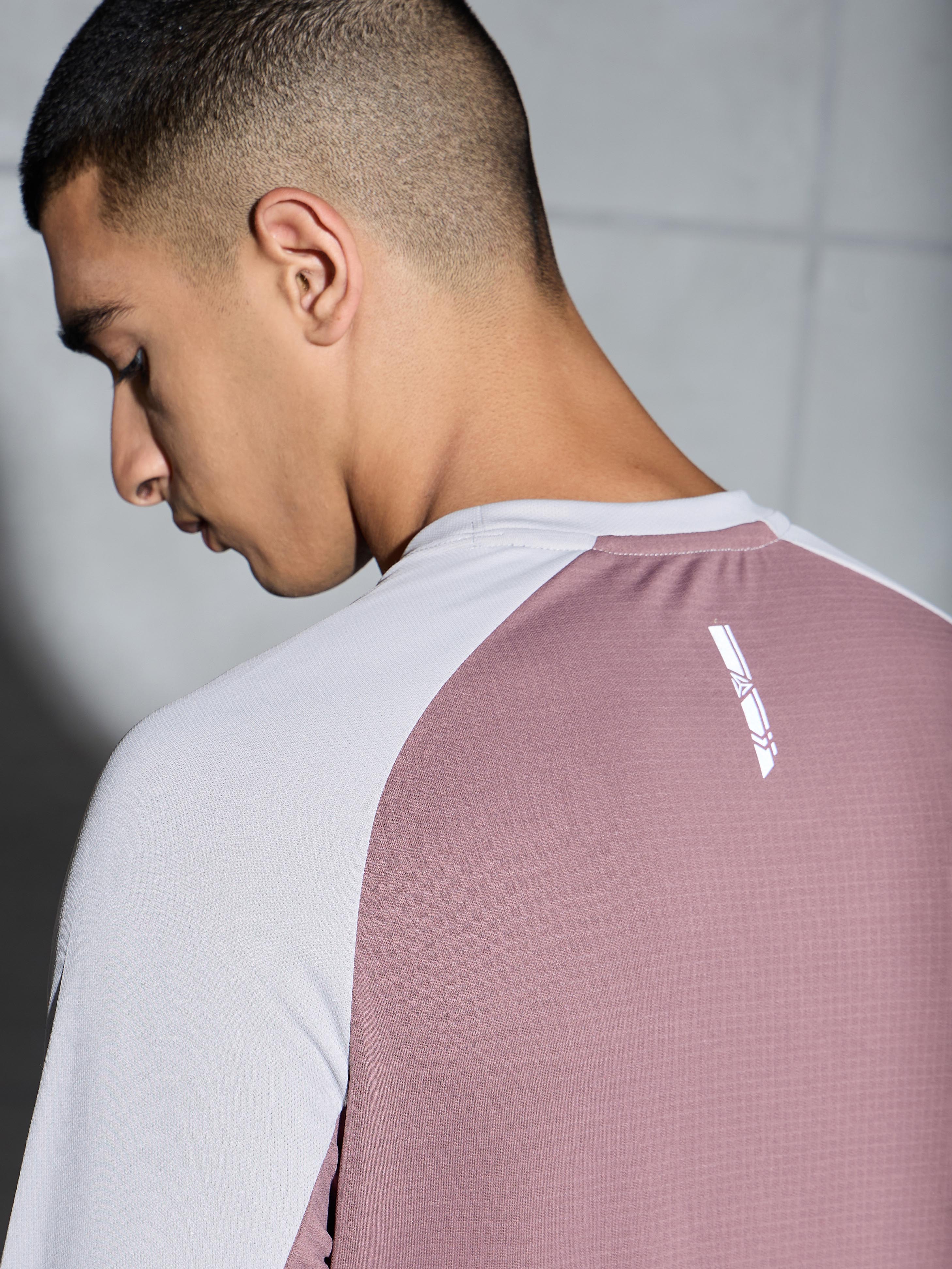 Men Colorblock Slim Fit Crew Neck T-shirt with TECHNO COOL+ - Image 7