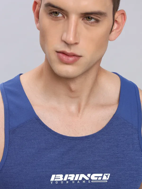 Men Printed Slim Fit Scoop Neck Innerwear Vest with ELASTO LITE - Image 6