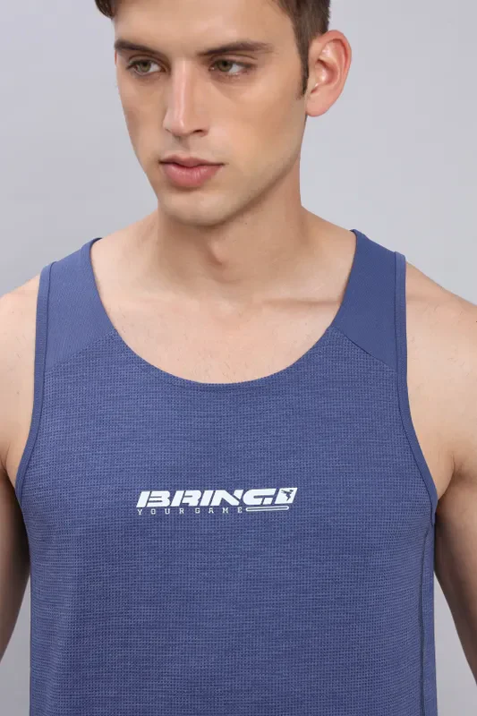 Men Printed Slim Fit Scoop Neck Innerwear Vest with ELASTO LITE - Image 6