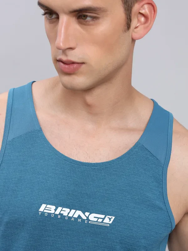 Men Printed Slim Fit Scoop Neck Innerwear Vest with ELASTO LITE - Image 6