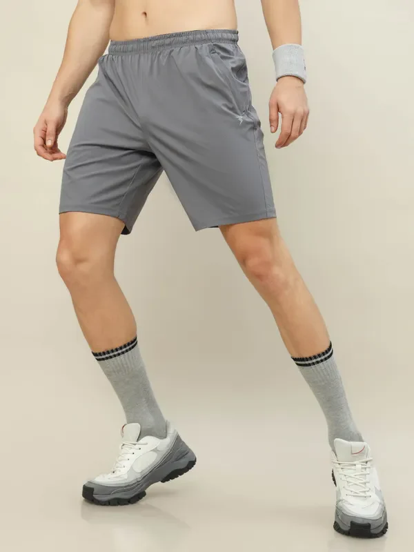 Men Solid Relax Fit Shorts with TECHNOLITE