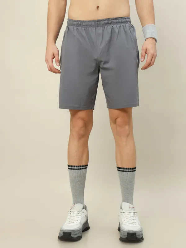 Men Solid Relax Fit Shorts with TECHNOLITE - Image 4