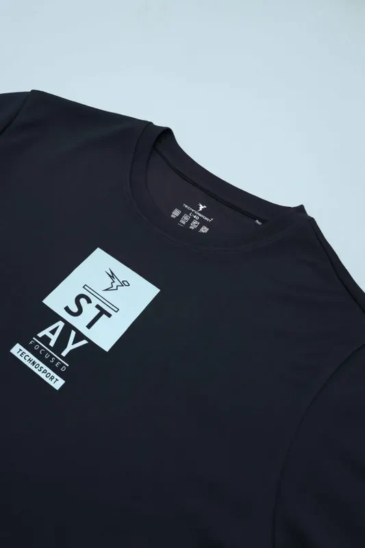 Men Printed Slim Fit Crew Neck Sweatshirt with ELASTO PLUS - Image 7