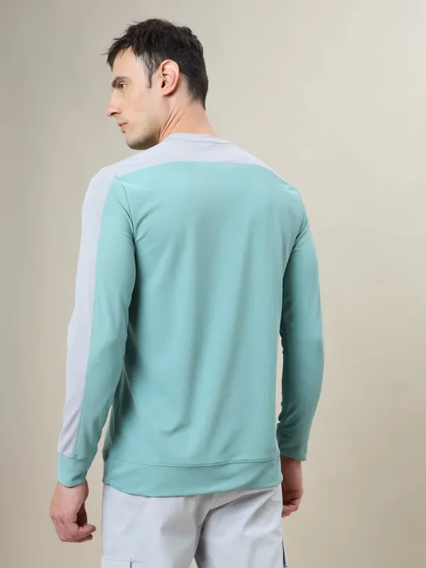 Men Colorblock Slim Fit Crew Neck T-shirt with MATPIQ - Image 4