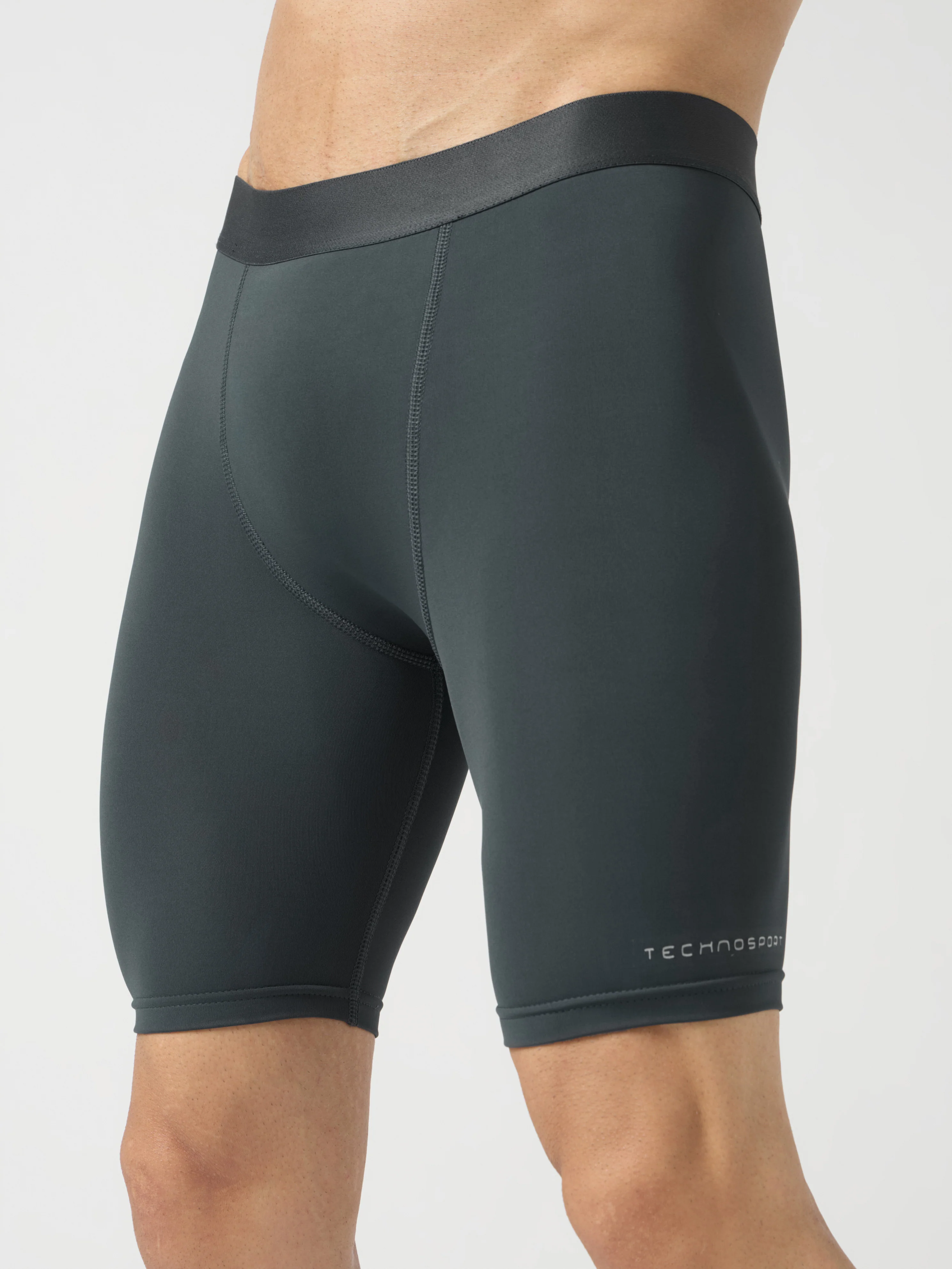 Men Solid Slim Fit Compression Tights with ELASTO LITE - Image 6