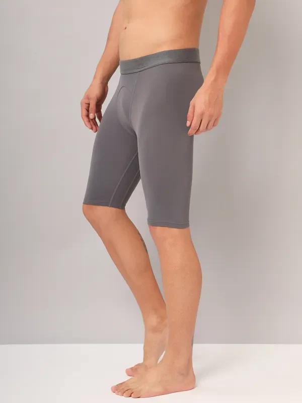 Men Solid Slim Fit Compression Tights with ELASTO LITE - Image 3