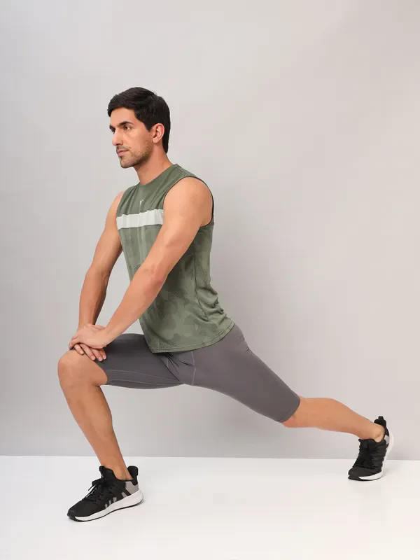 Men Solid Slim Fit Compression Tights with ELASTO LITE - Image 6