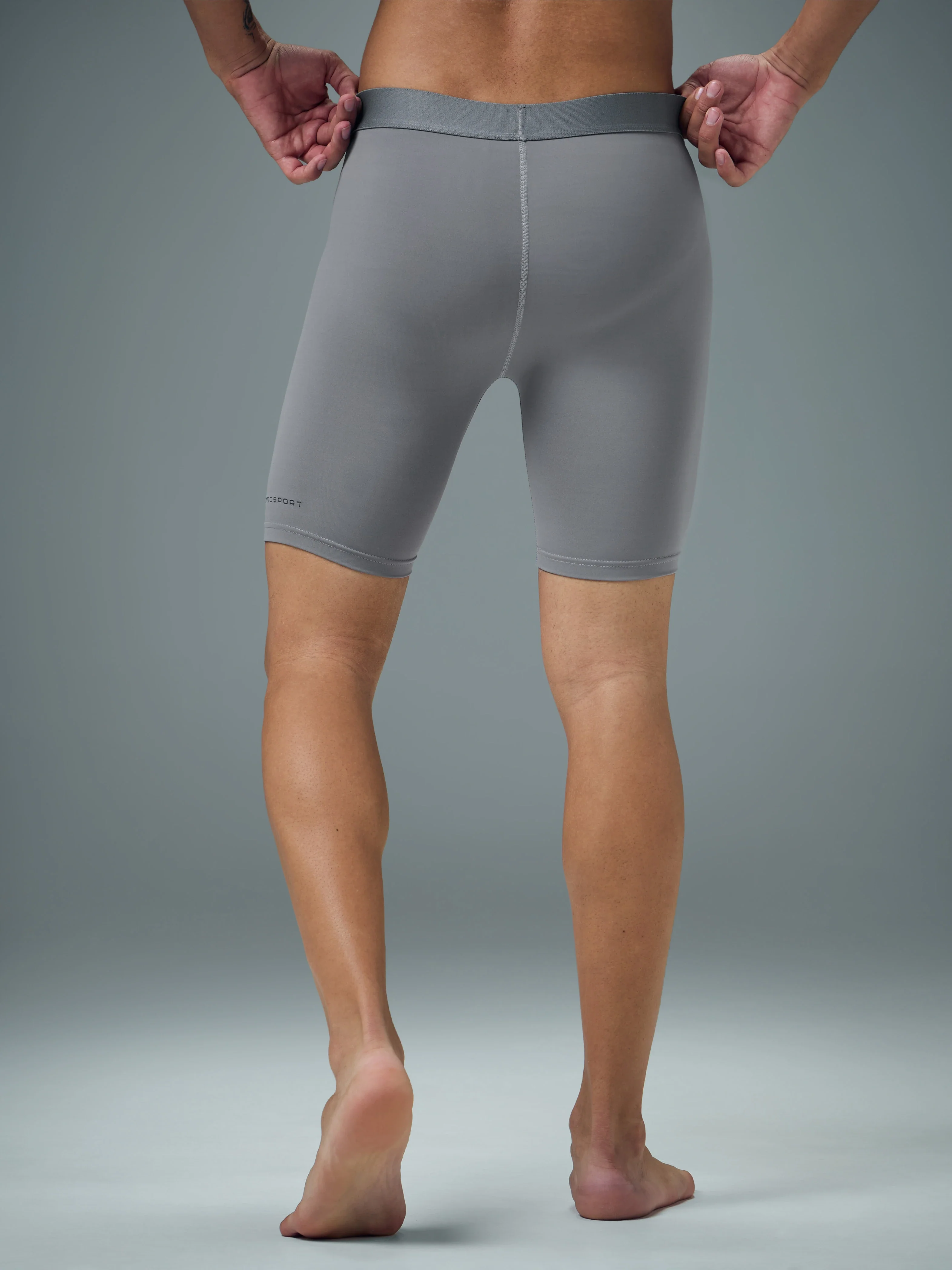 Men Solid Slim Fit Compression Tights with ELASTO LITE - Image 3