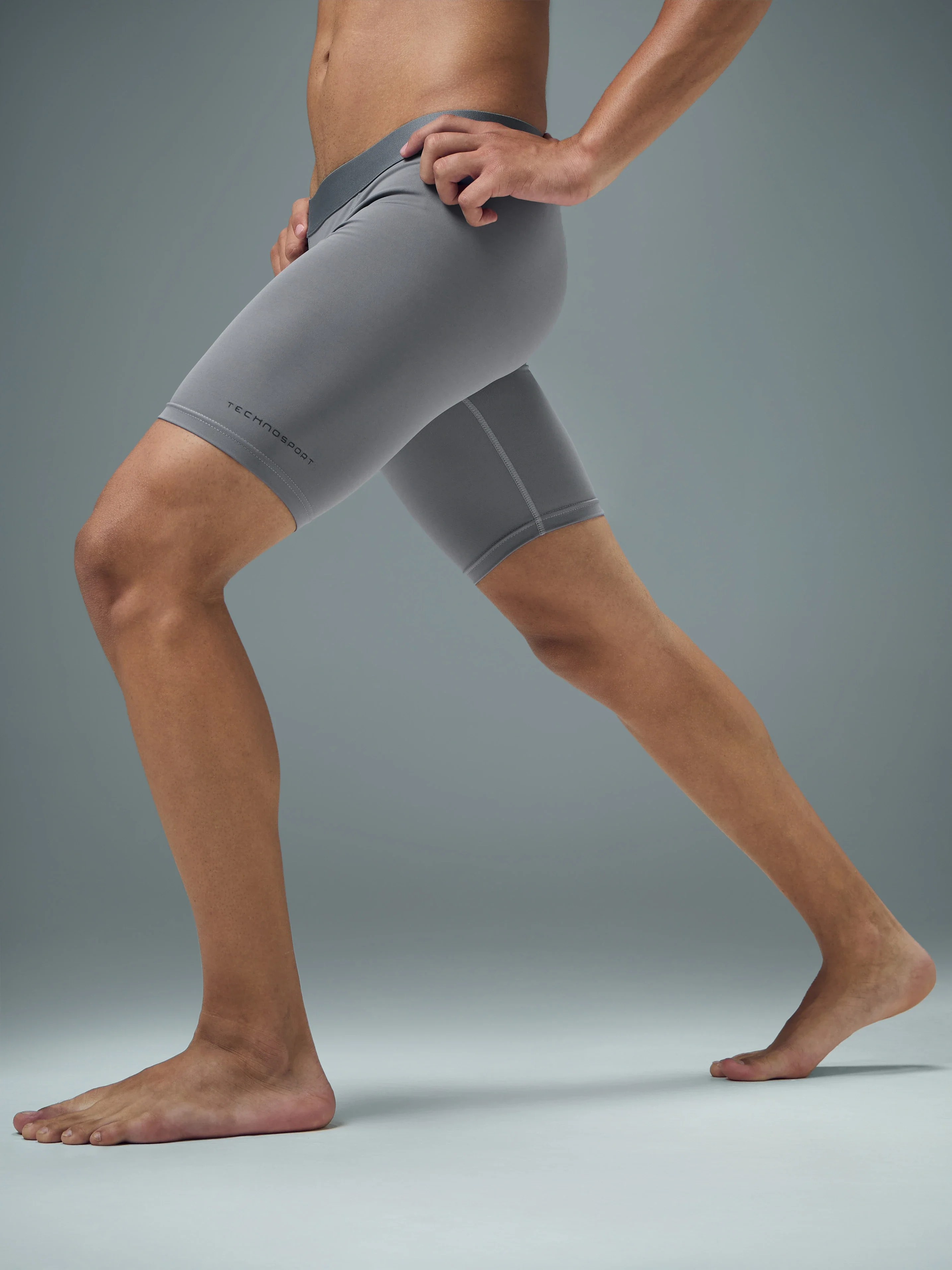 Men Solid Slim Fit Compression Tights with ELASTO LITE - Image 5
