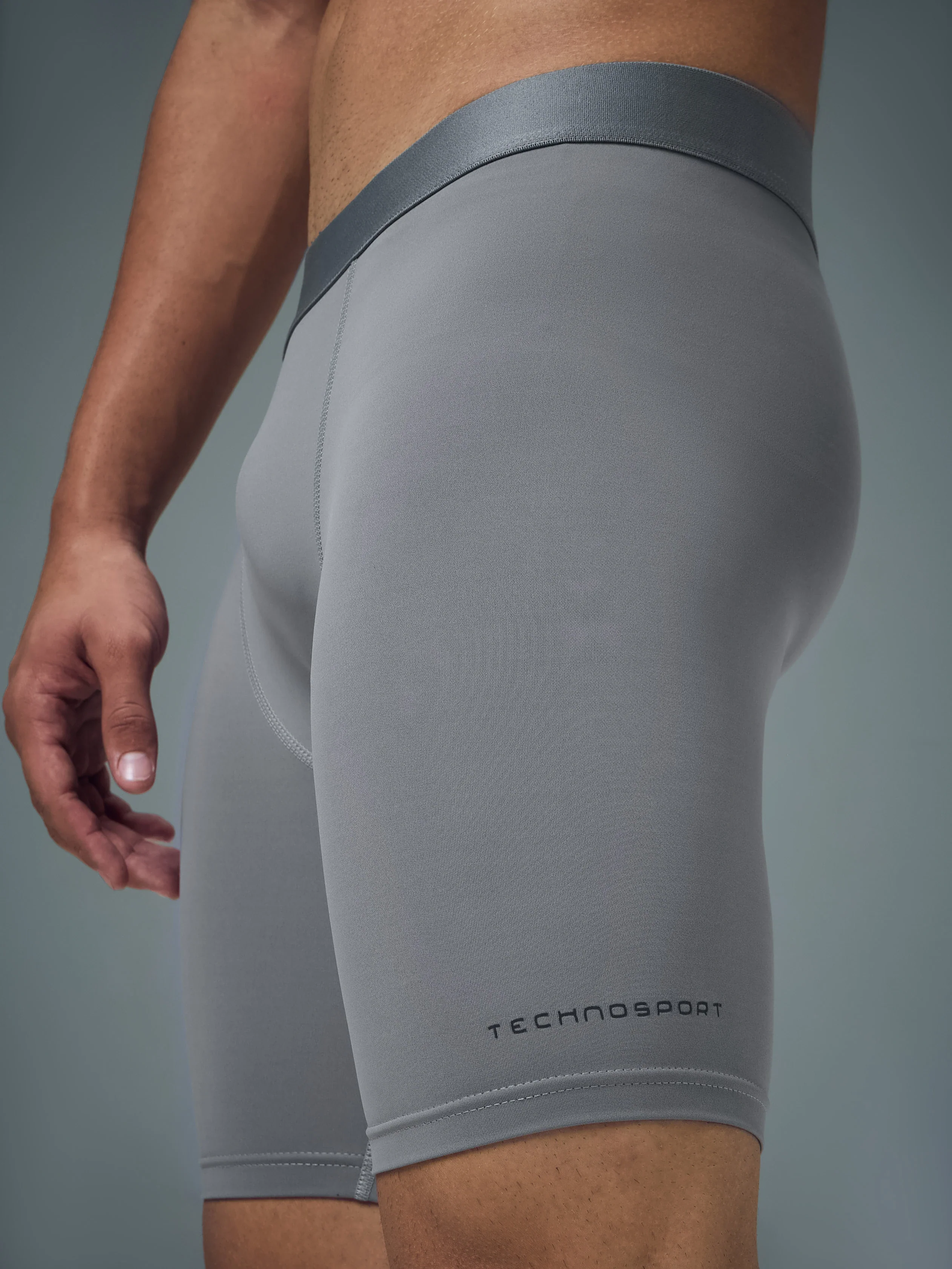 Men Solid Slim Fit Compression Tights with ELASTO LITE - Image 6
