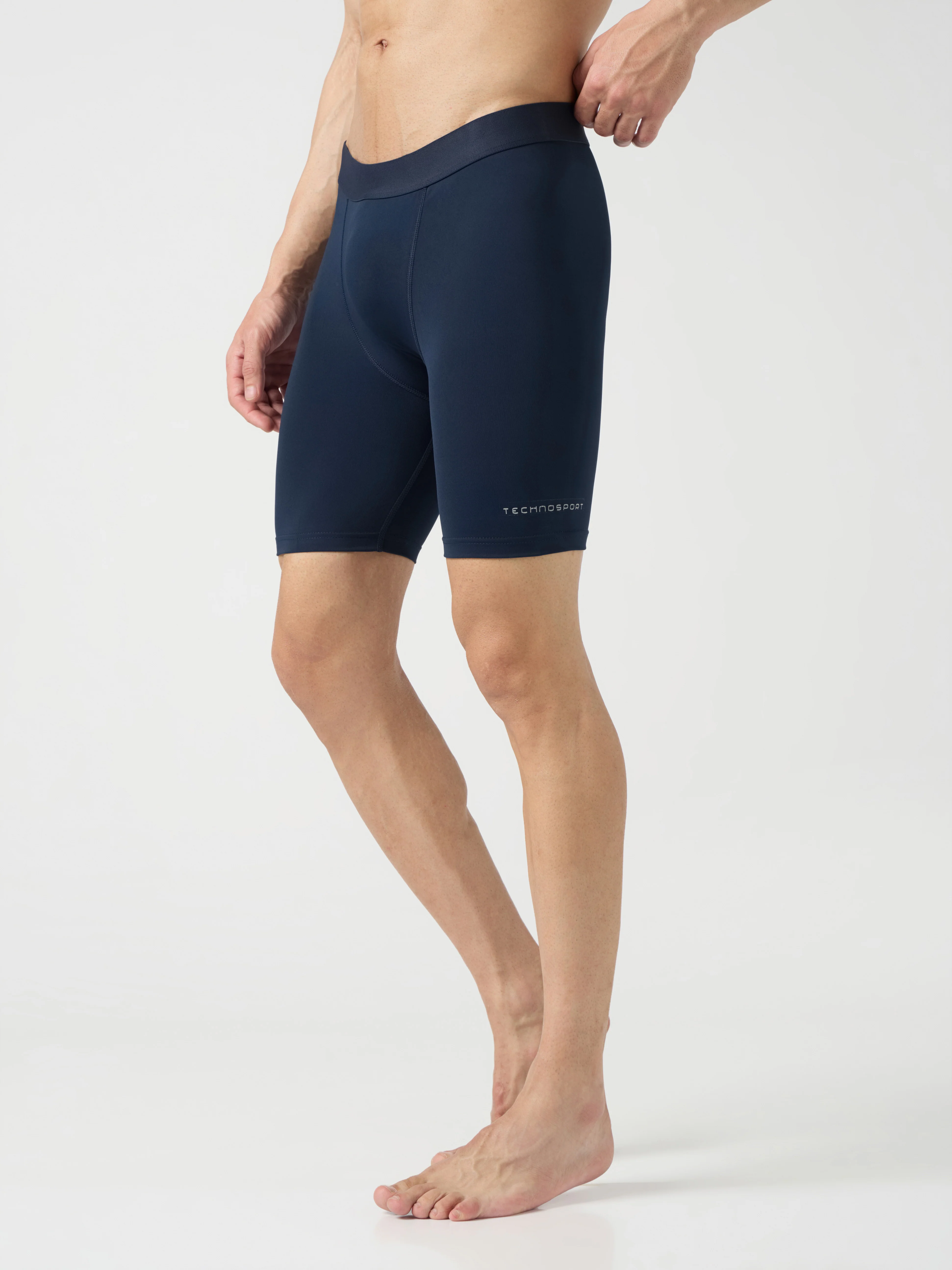 Men Solid Slim Fit Compression Tights with ELASTO LITE - Image 4