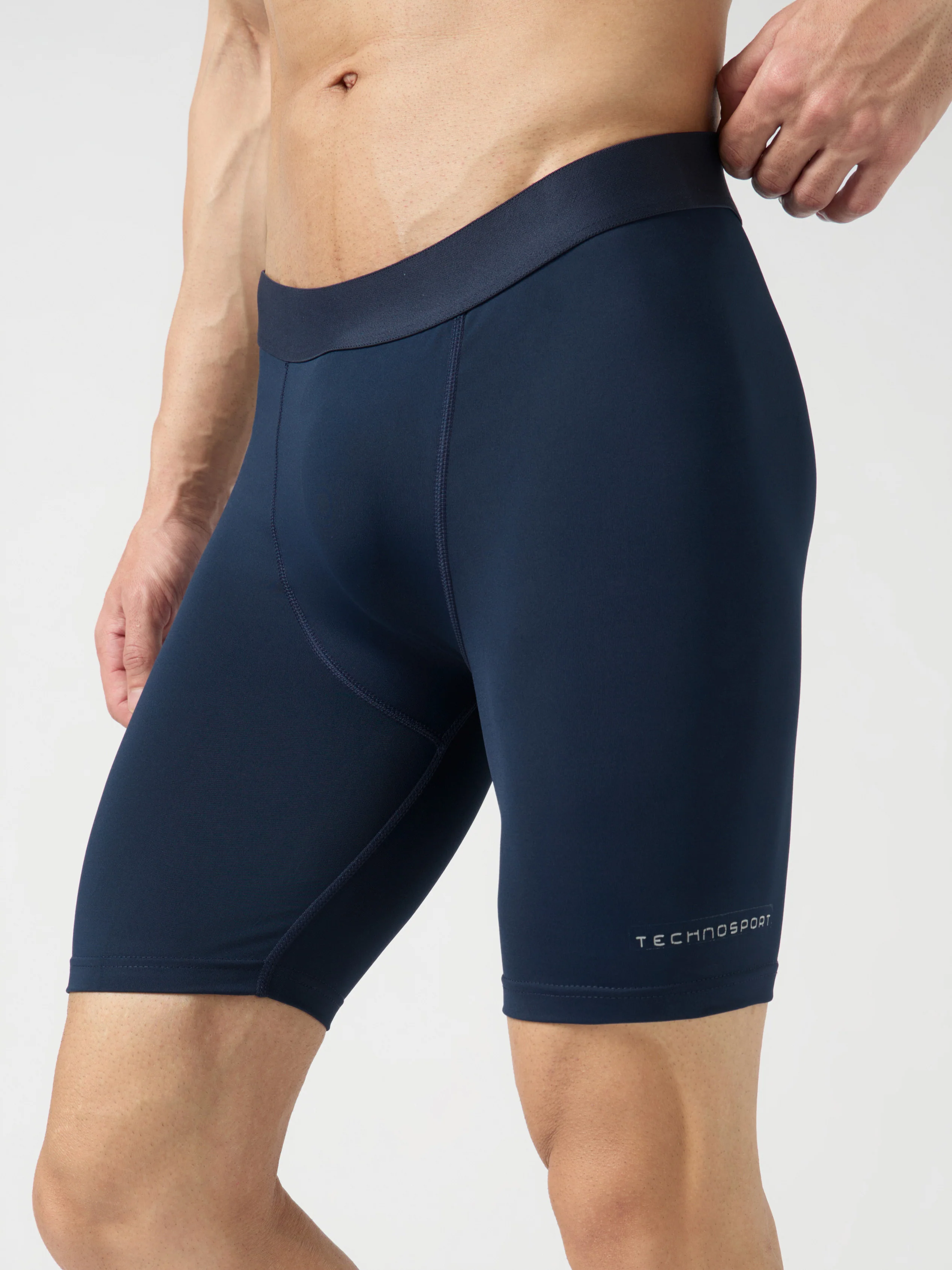Men Solid Slim Fit Compression Tights with ELASTO LITE - Image 6
