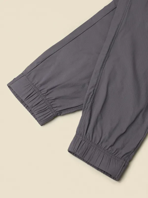 Men Solid Relax Fit Joggers with TECHNOLITE - Image 2