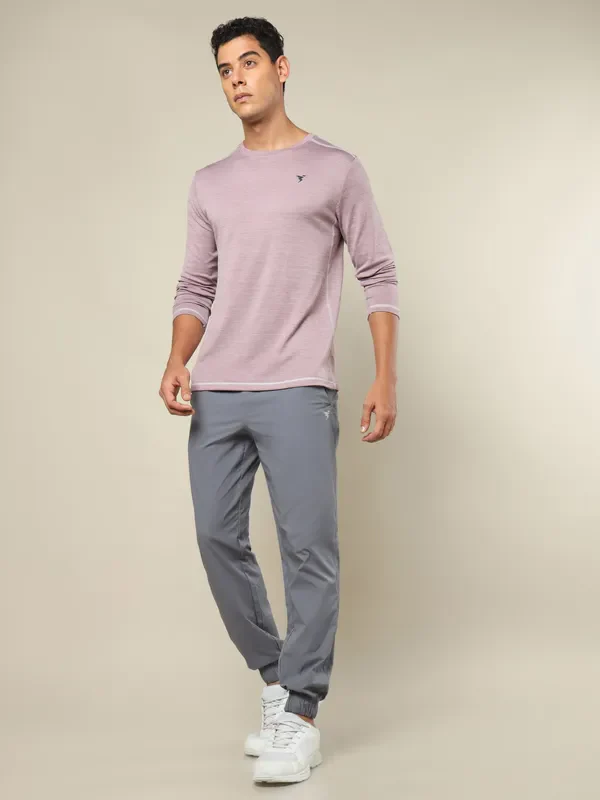 Men Solid Relax Fit Joggers with TECHNOLITE - Image 4