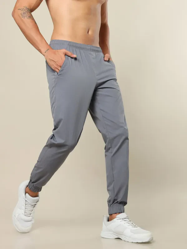 Men Solid Relax Fit Joggers with TECHNOLITE - Image 5
