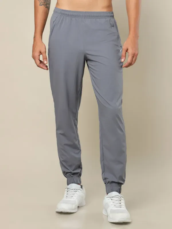 Men Solid Relax Fit Joggers with TECHNOLITE - Image 6