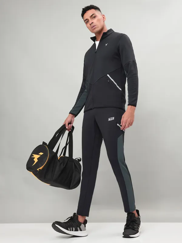 Men Solid Slim Fit Tracksuits with ELASTO LITE - Image 11