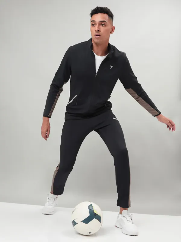 Men Solid Slim Fit Tracksuits with ELASTO LITE - Image 2