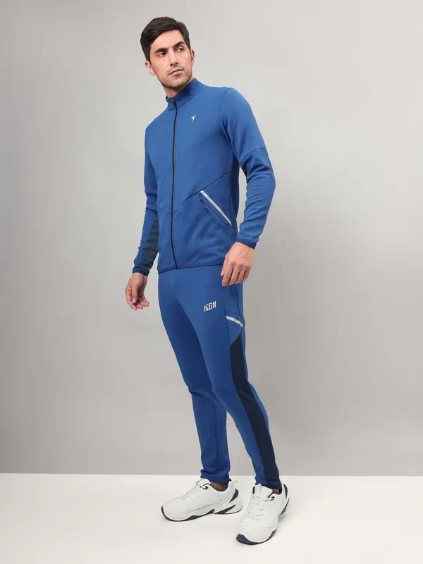 Men Solid Slim Fit Tracksuits with ELASTO LITE - Image 4