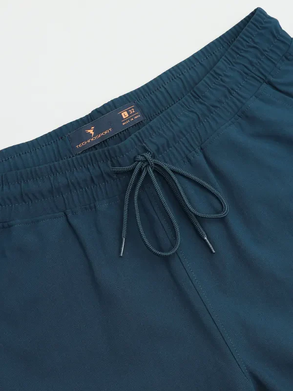 Men Solid Relax Fit Cargo Trackpants with DURACOOL+ - Image 8