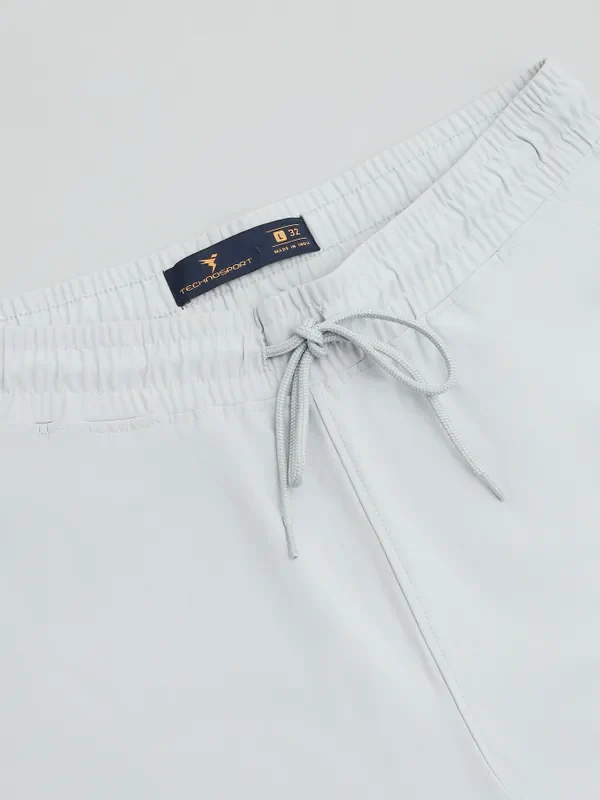 Men Solid Relax Fit Cargo Trackpants with DURACOOL+ - Image 8
