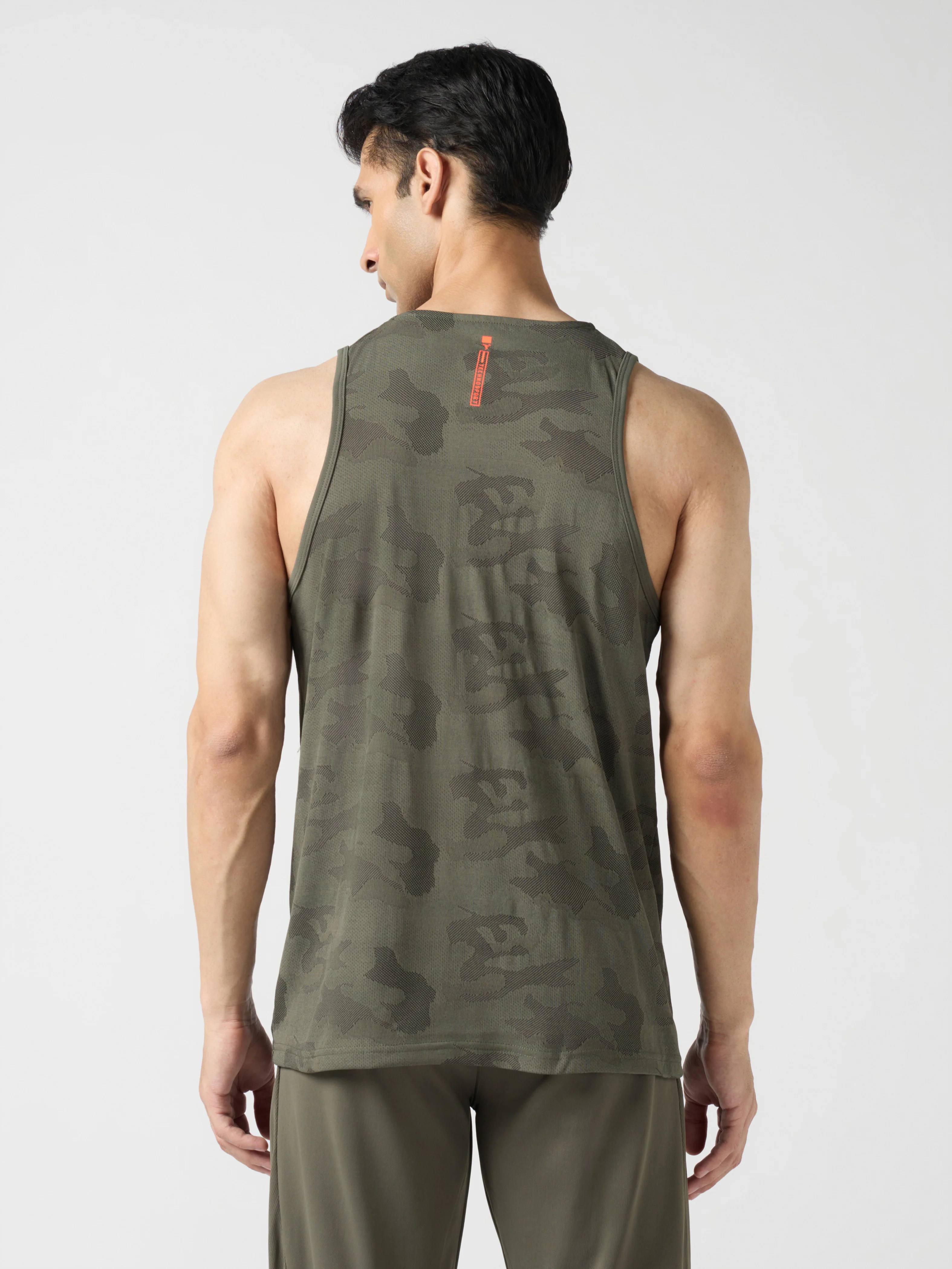 Men Colorblock Slim Fit Crew Neck Innerwear Vest with VENTMESH - Image 2