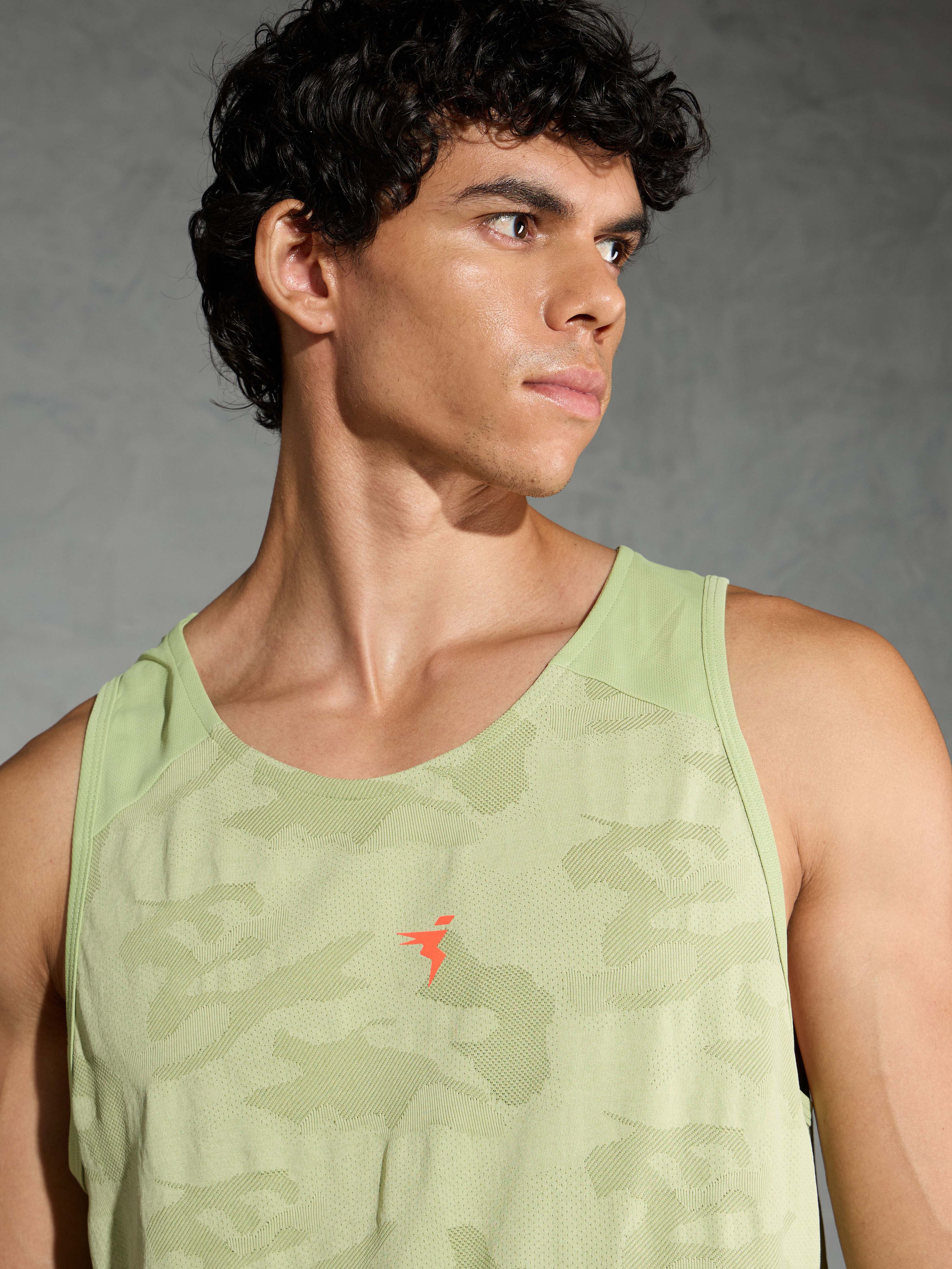 Men Colorblock Slim Fit Crew Neck Innerwear Vest with VENTMESH - Image 6