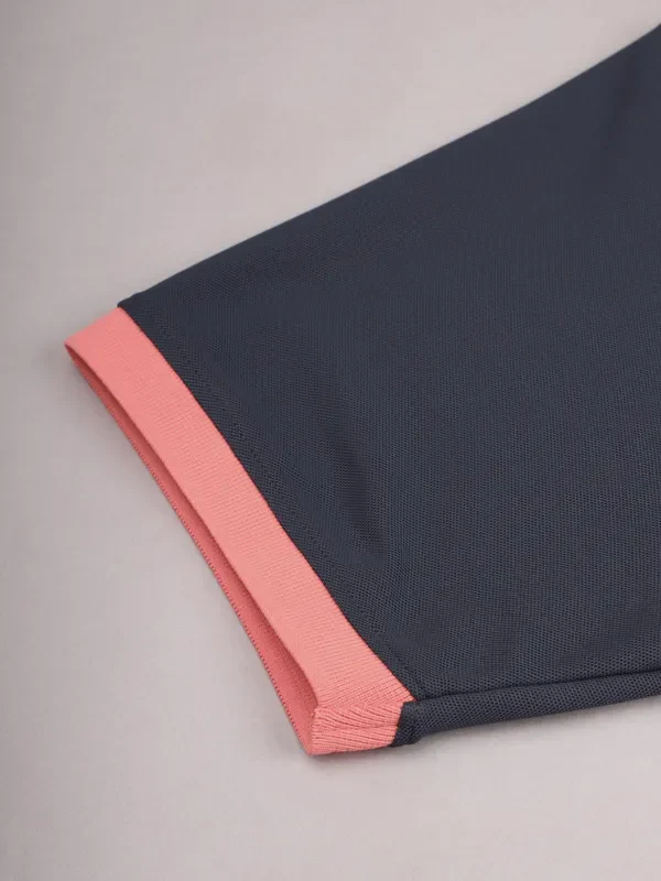 Men Colorblock Slim Fit Polo T-shirt with MATPIQ - Image 7