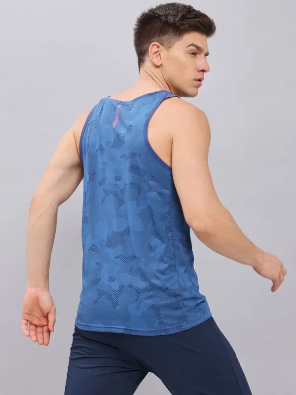 Men Colorblock Slim Fit Crew Neck Innerwear Vest with VENTMESH - Image 3