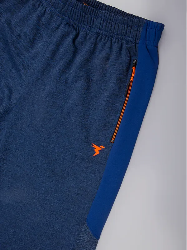 Men Melange Slim Fit Trackpants with TECHNO DRY - Image 7